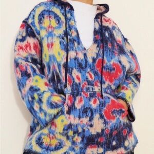 New Anthropologie hoodie  relaxed hooded sweater 2x 3x